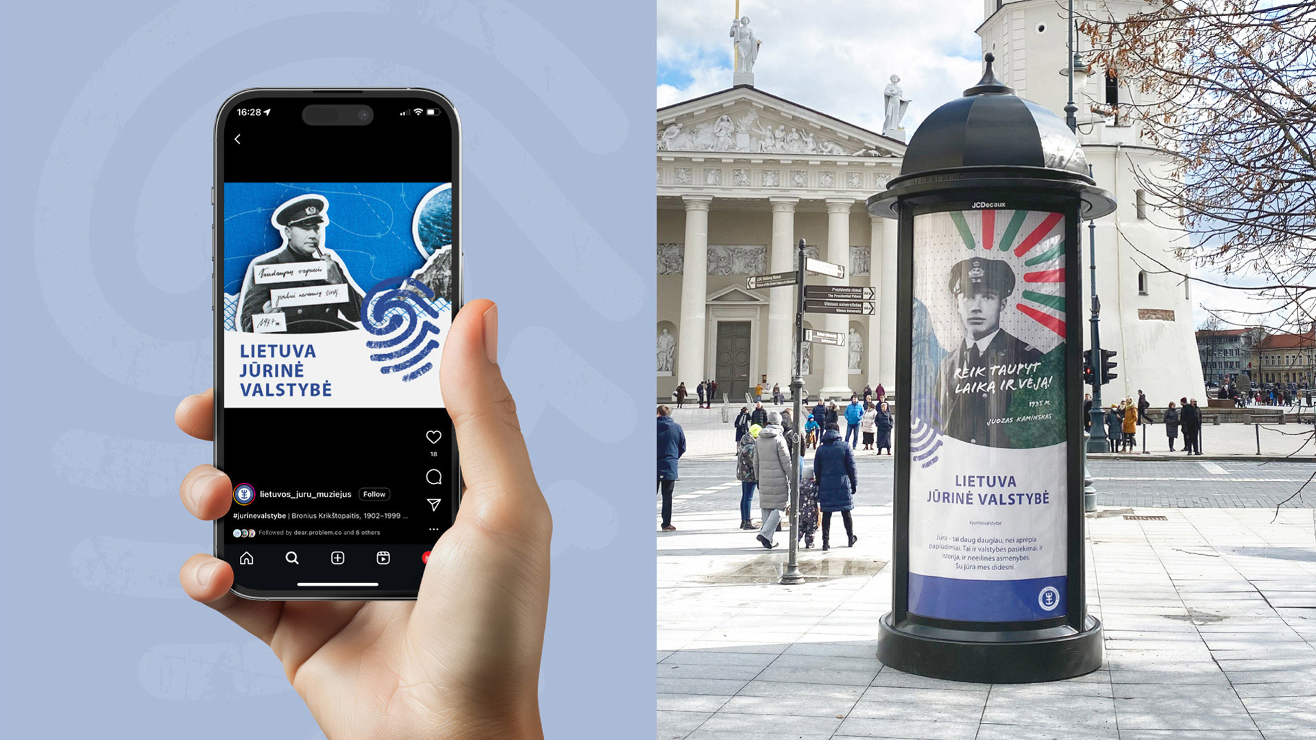 Maritime Lithuania campaign across social media and city outdoor advertising