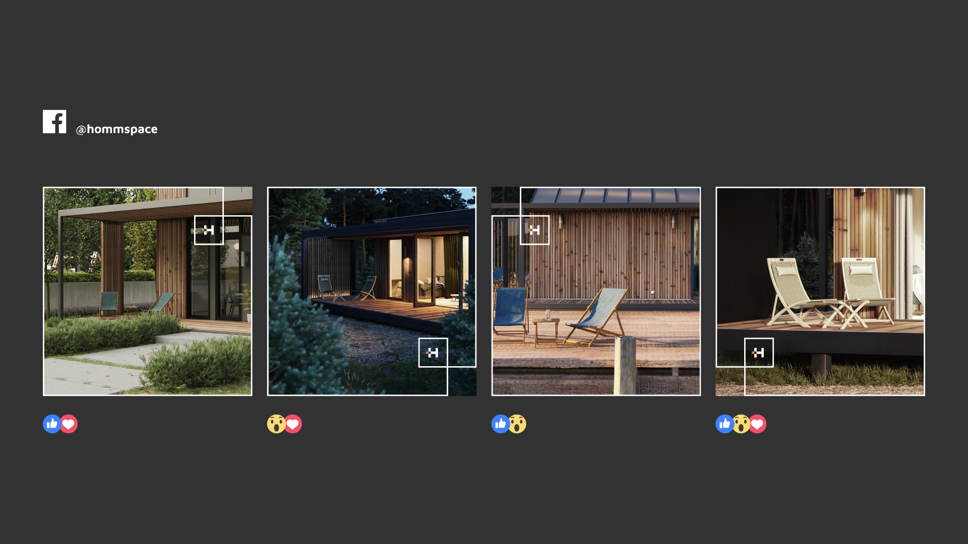 HOMM minimalist visual identity