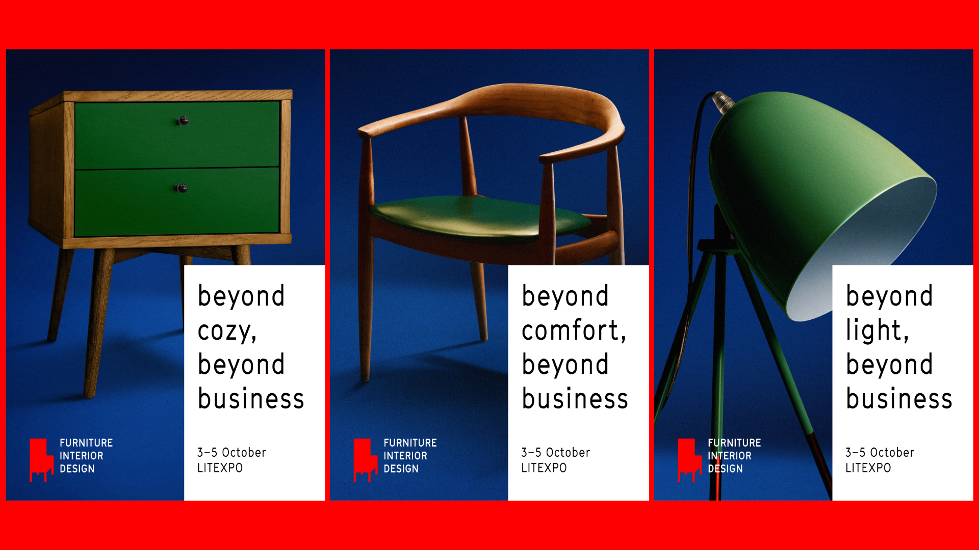 BID branding and graphic design for an interior design exhibition