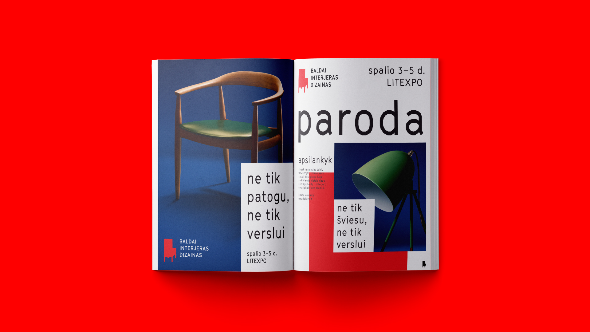 BID visual identity applied to event communication