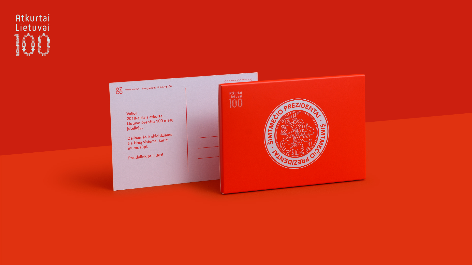 Šimtmečio prezidentai postcard set created for Lithuania’s 100th anniversary