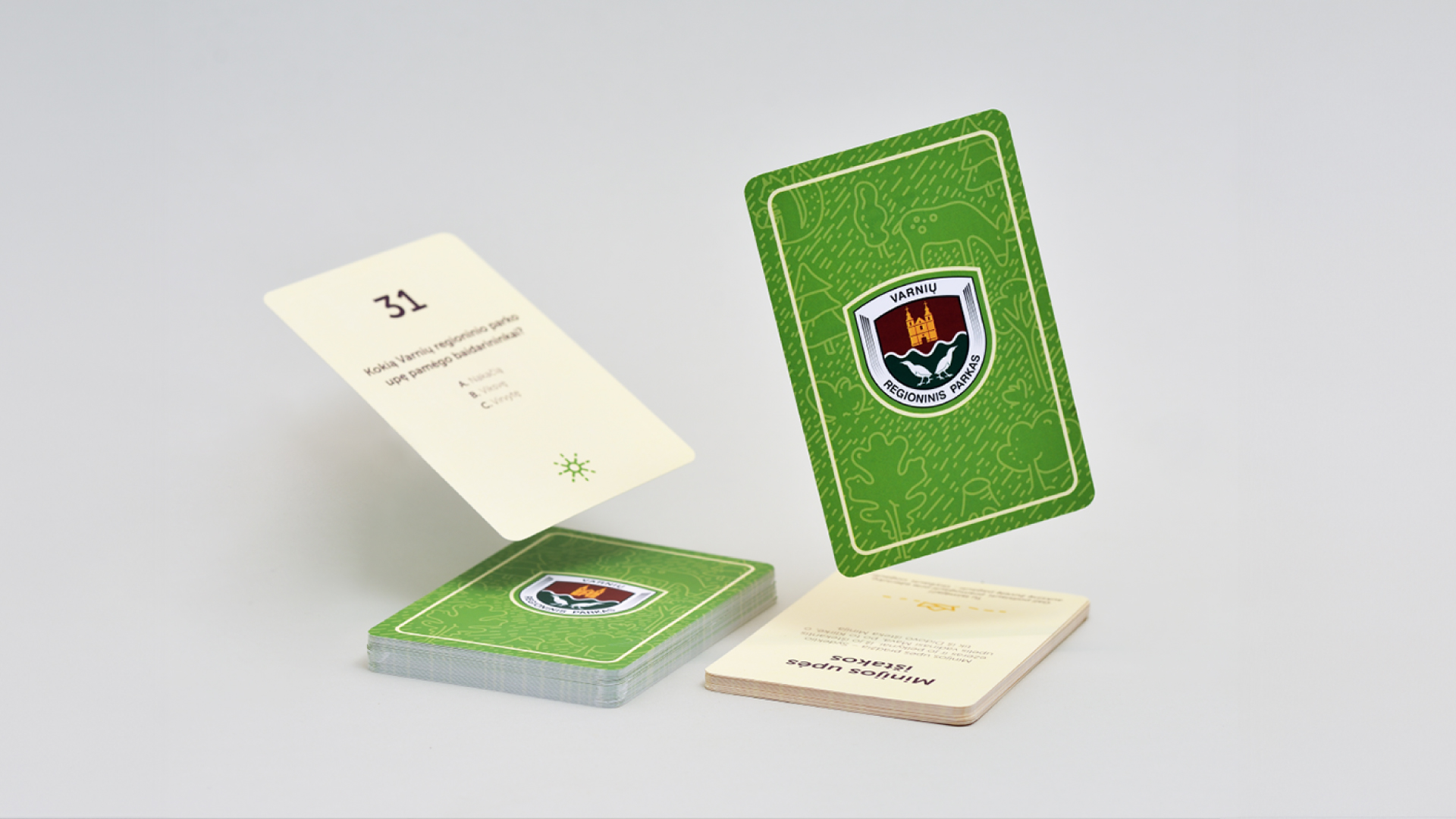 VSTT educational game system for 19 Regional Parks of Lithuania