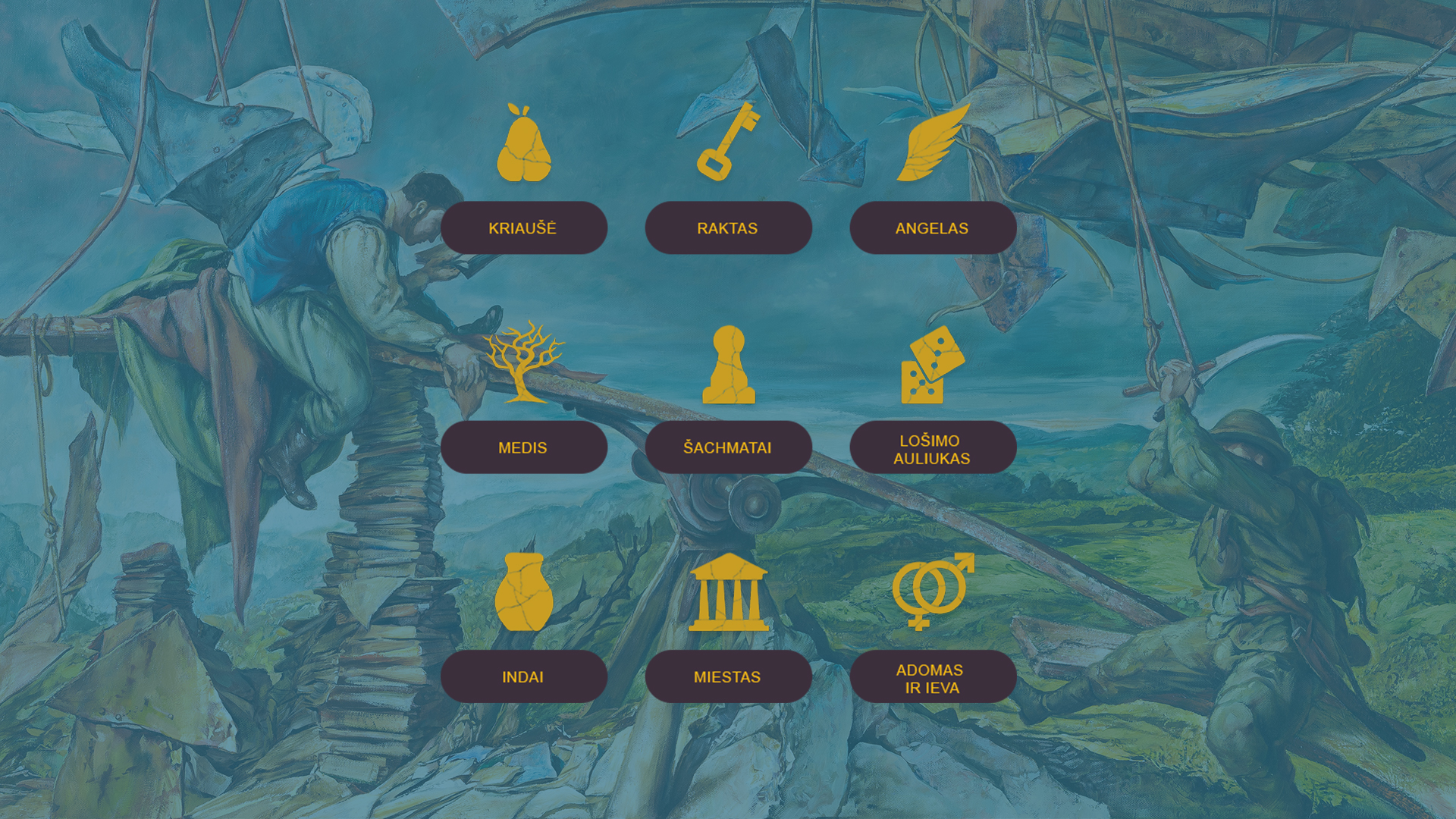 Interactive art education platform based on Samuel Bak’s artwork