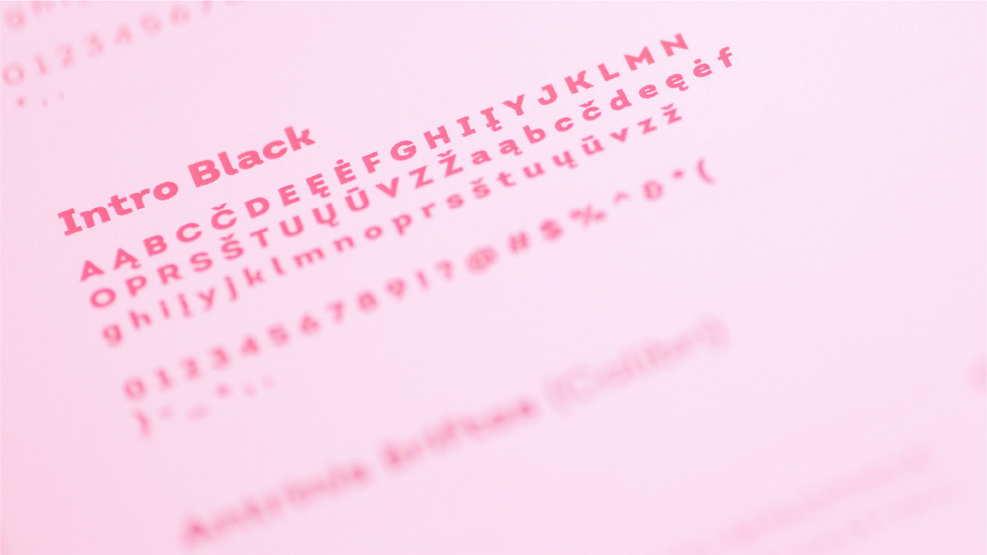 Typography system for Rokiškis Cultural Capital 2019 identity