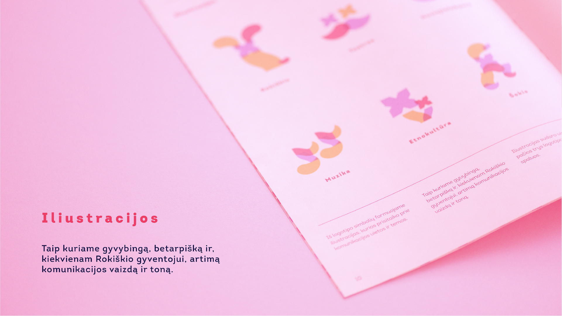 Rokiškis Cultural Capital 2019 graphic pattern and illustrations